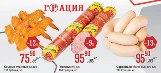 Ковбаса, салямі, Сардельки, Копчене м&#39;ясо